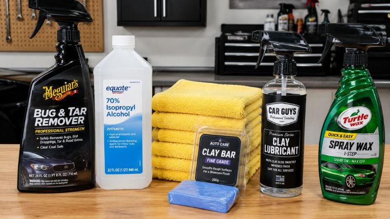 how to remove tree sap from car paint
