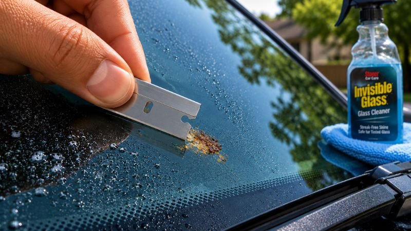 how to remove tree sap from car paint