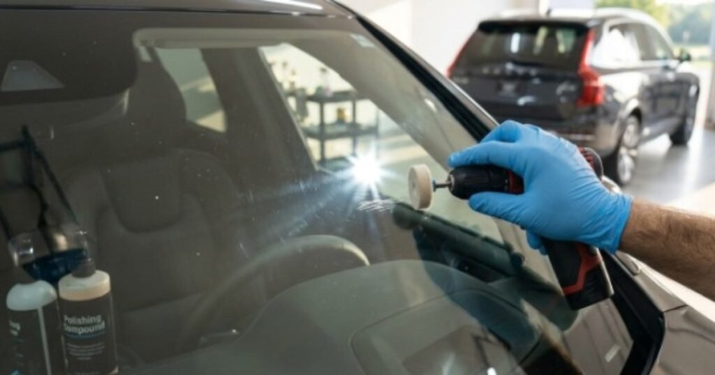 How to Remove Scratches from Car Windshield safely at home